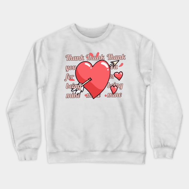 Valentine Crewneck Sweatshirt by Magination